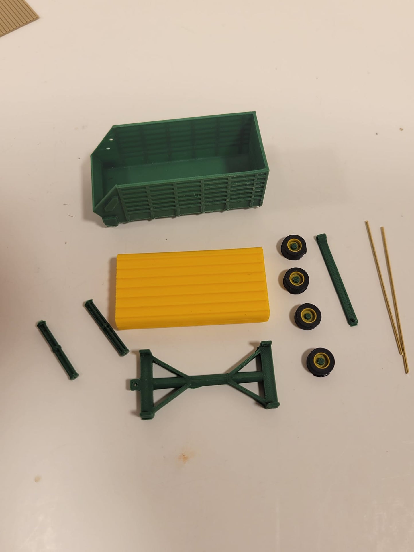 Forage wagon green 1/87